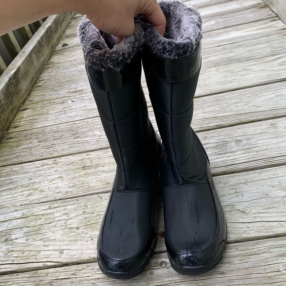 SPORTO waterproof rain boots size 10 black - Picture 2 of 9